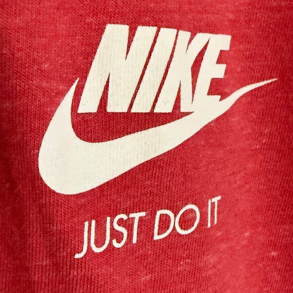 Nike Just Do It Zip Hoodie Women's Small Peach Pink Lightweight Jacket - Picture 4 of 8